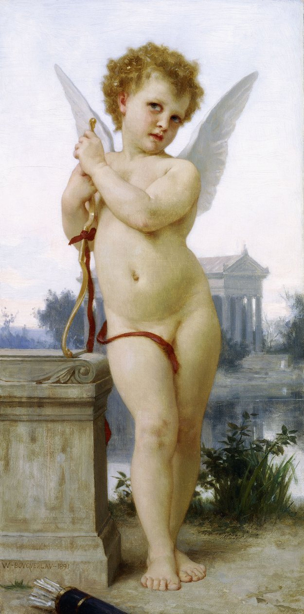 Kärlek, 1891 av William Adolphe Bouguereau