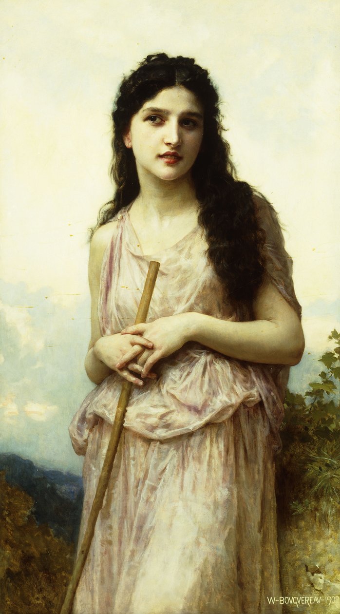Meditation, 1902 av William Adolphe Bouguereau