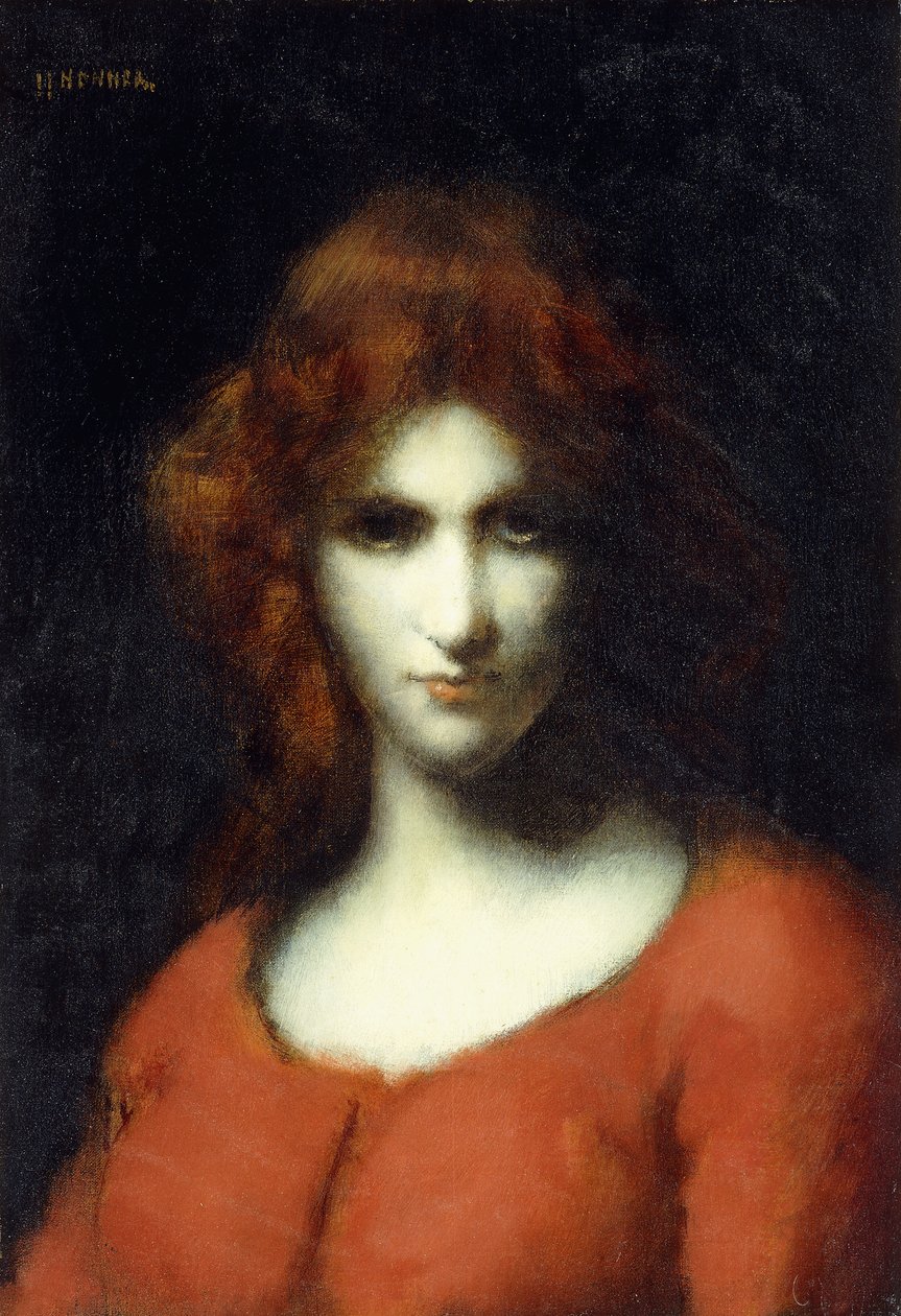 Porträtt av Miss Addison Head of San Francisco, 1874 av William Adolphe Bouguereau