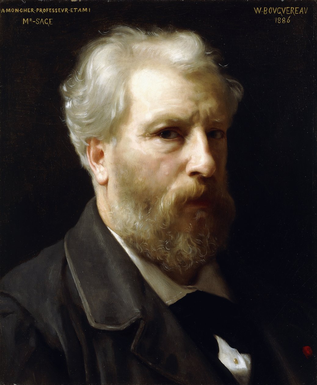 Självporträtt, 1886 av William Adolphe Bouguereau