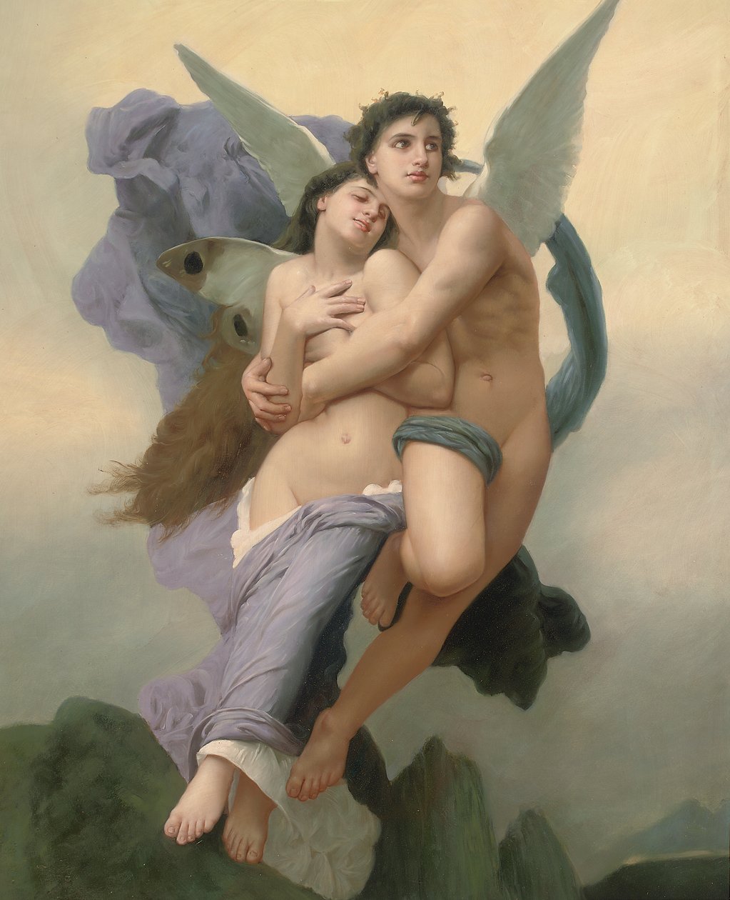 The Abduction of Psyche, 20:e - 21:a århundradet av William Adolphe Bouguereau