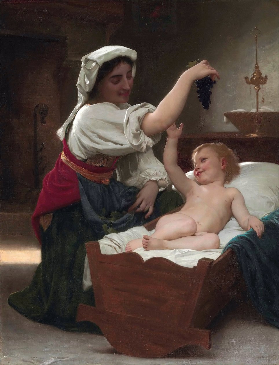 Druvklasen av William Adolphe Bouguereau