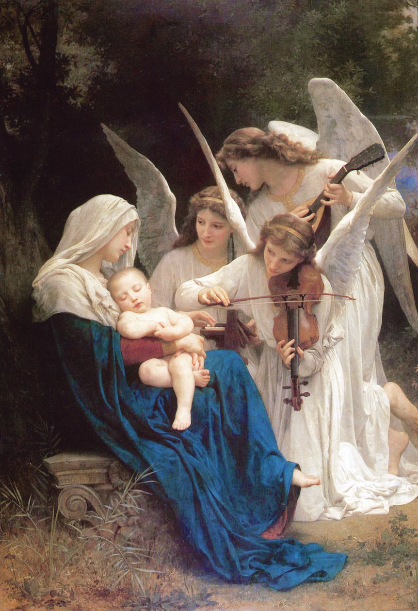 Änglarnas jungfru av William Adolphe Bouguereau