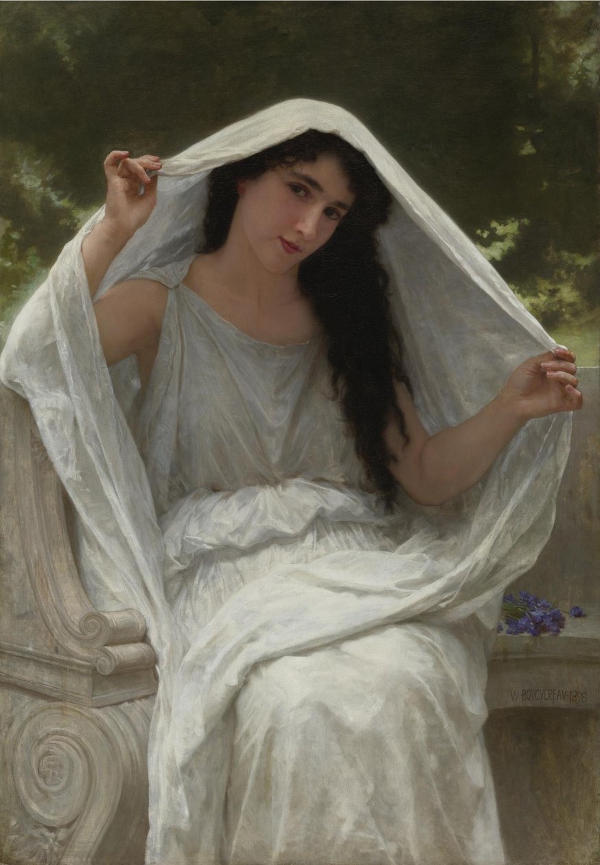 Slöja av William Adolphe Bouguereau