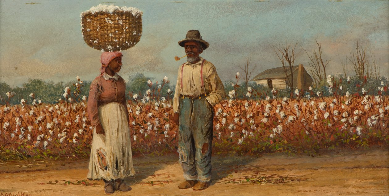 Cotton Pickers, ca 1890 (olja på akademitavla) av William Aiken Walker