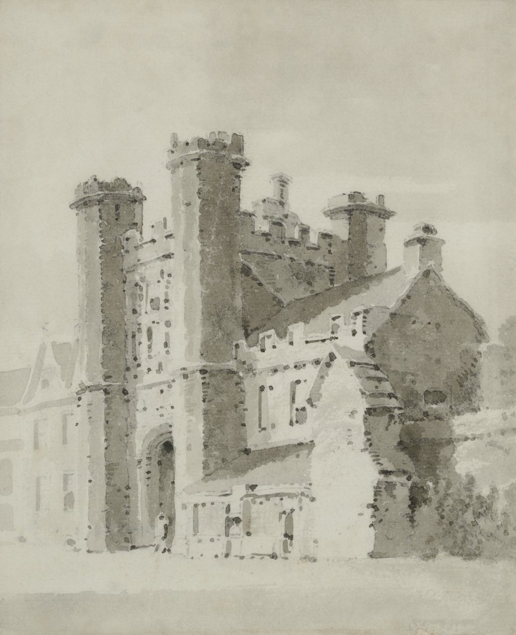 Bishops Palace, Wells Cathedral av William Alexander