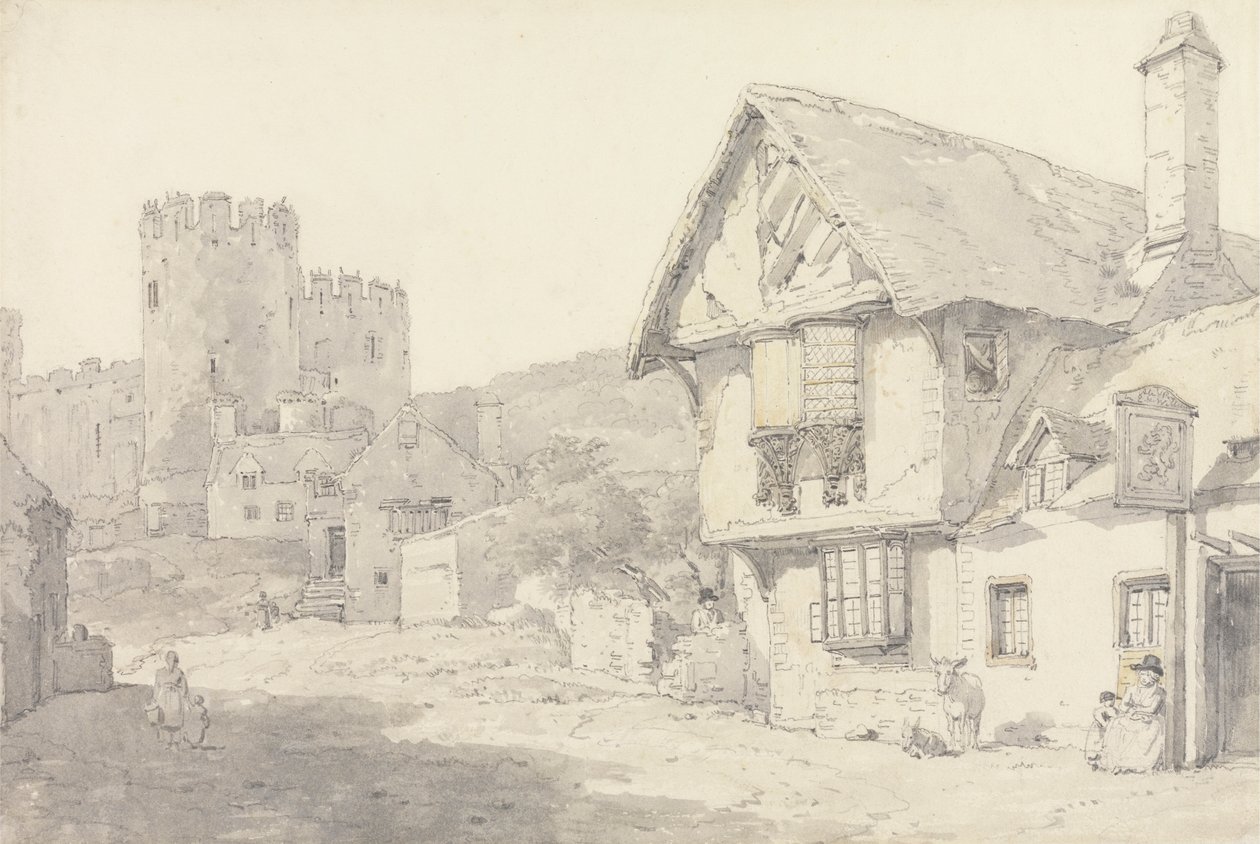 Conway, North Wales: The Castle and the Old College House av William Alexander