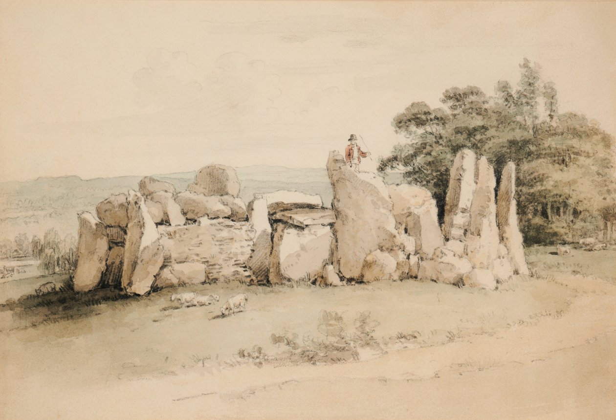Druidiska lämningar, Park Place, Henley av William Alexander