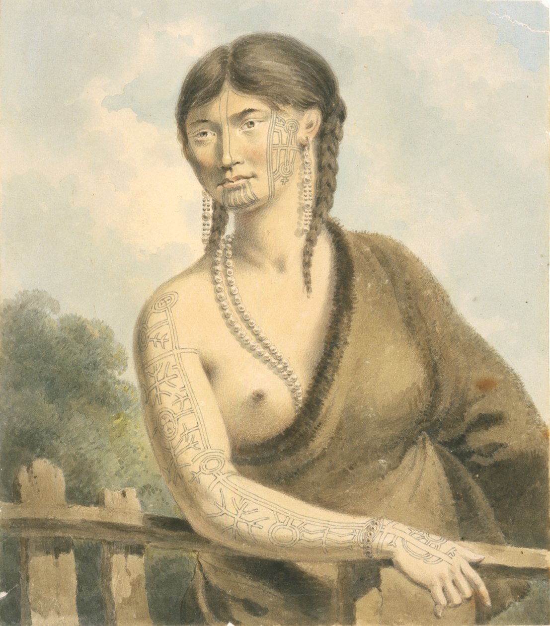 Kvinna Tatuerad av William Alexander