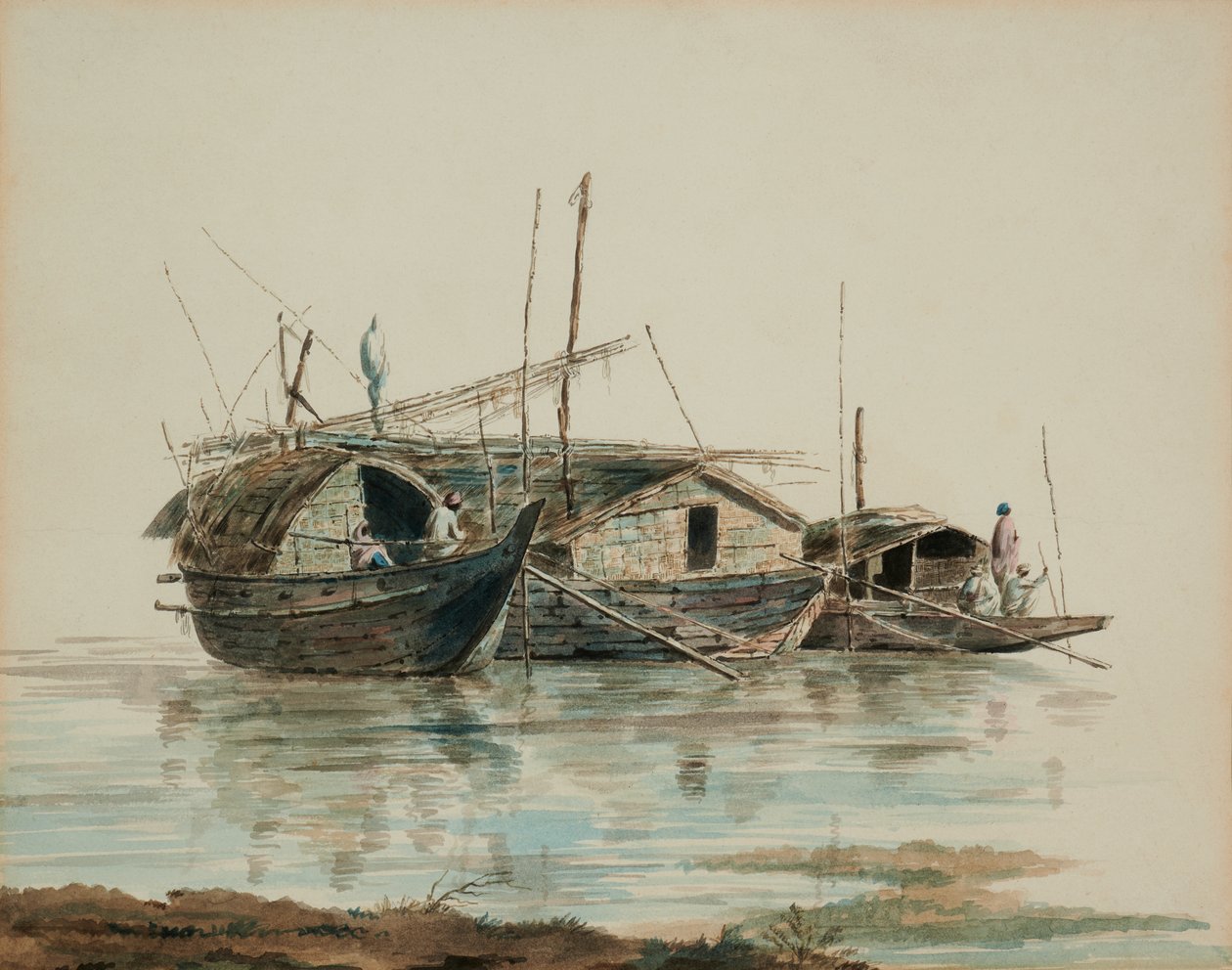 Orientaliska husbåtar av William Alexander