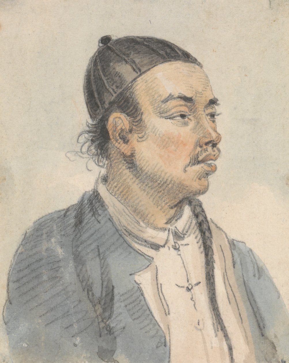Porträtt av en kinesisk man av William Alexander
