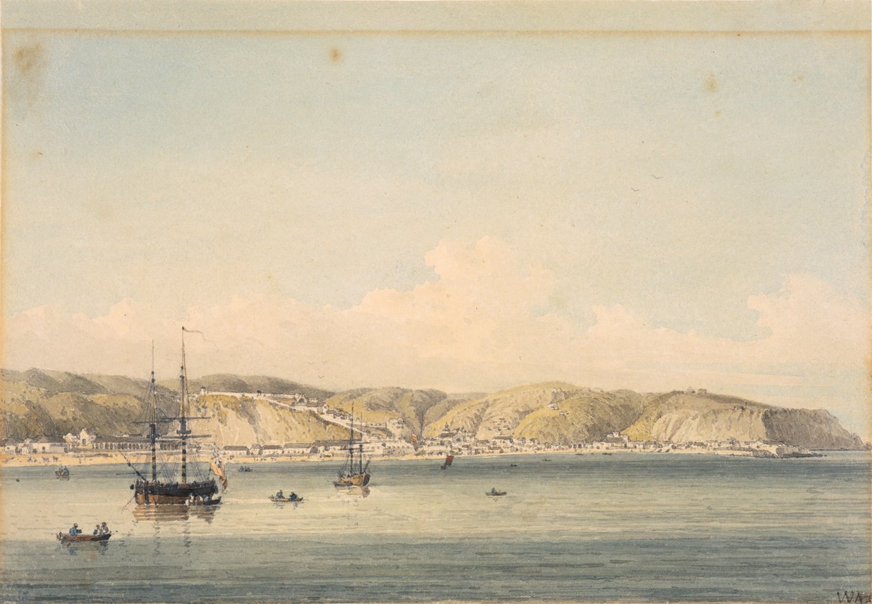 Staden Valparaiso vid Chilis kust av William Alexander