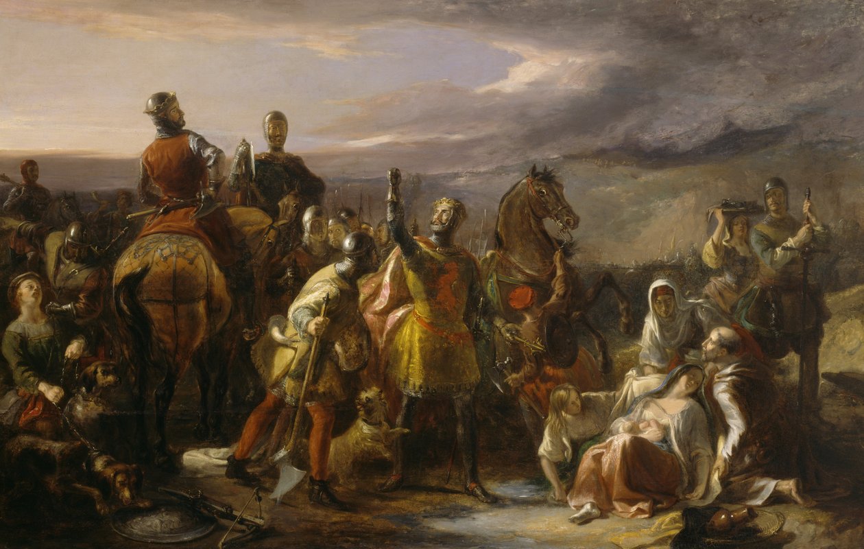 Heroism and Humanity, c.1840 (olja på duk) av William Allan