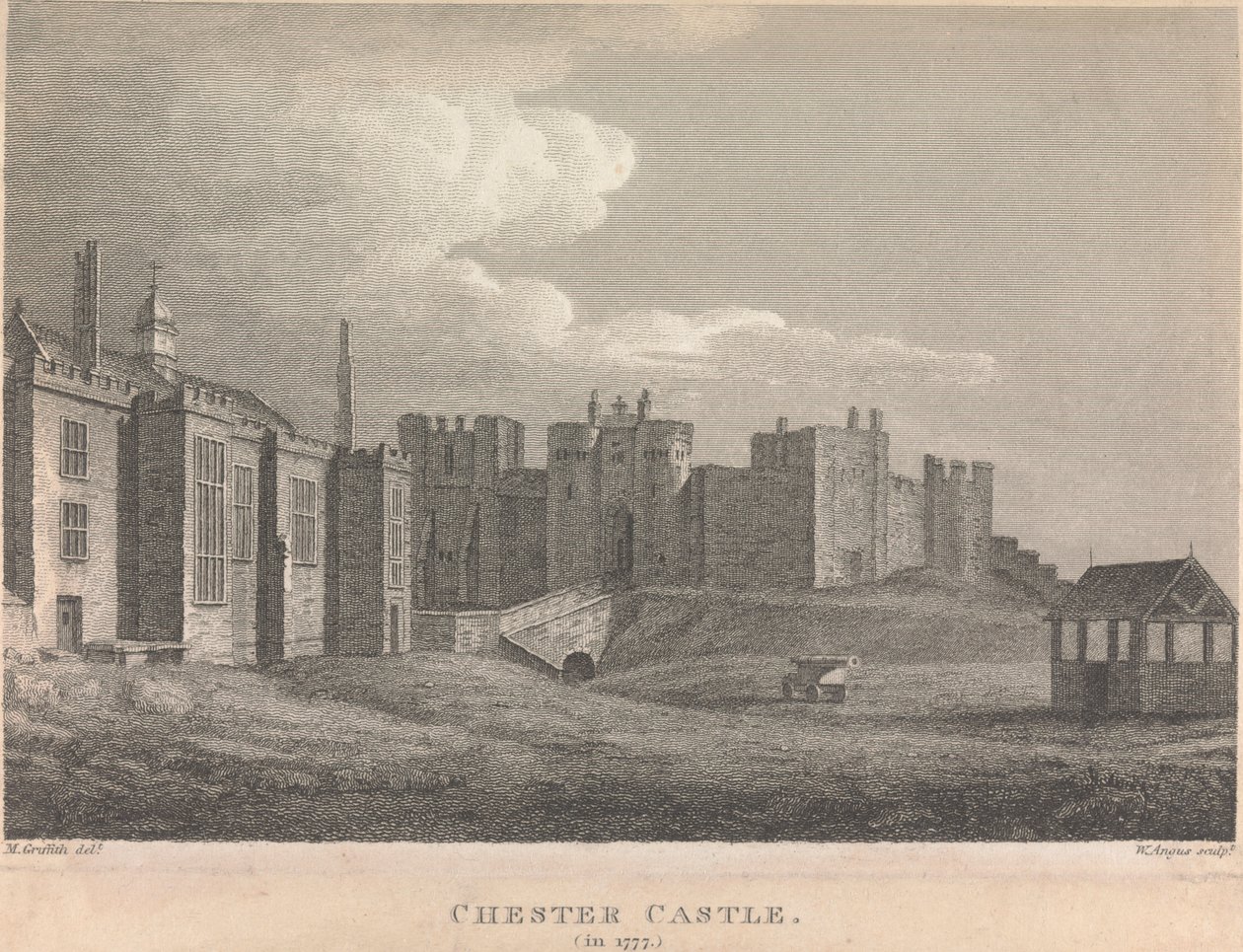 Chester Castle; sida 63 (volym ett) av William Angus
