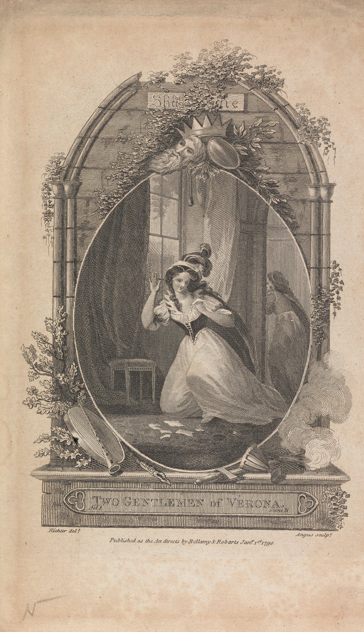 Two Gentlemen of Verona, Akt I, Sc. II av William Angus