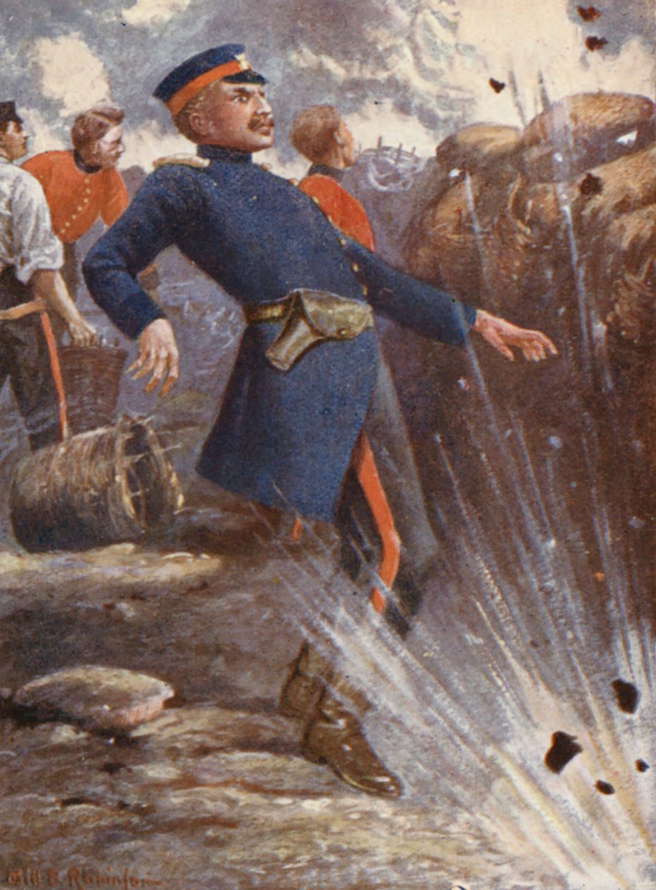Illustration till general Gordons liv (färglitografi) av William B. Robinson