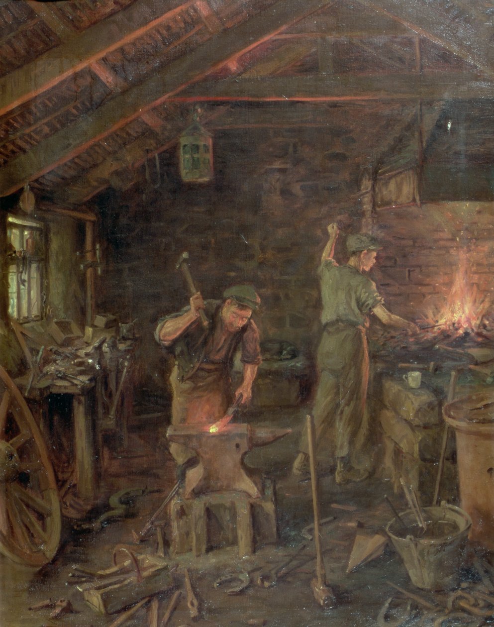 By Hammer and Hand, all Arts doth Stand (The Forge) av William Banks Fortescue