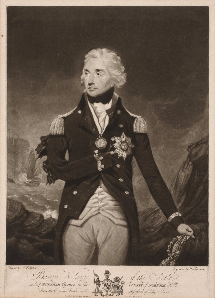Horatio Nelson av William Barnard