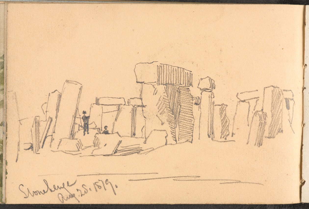 ?Stonehenge 25 augusti 1879.? av William Barnes Wollen