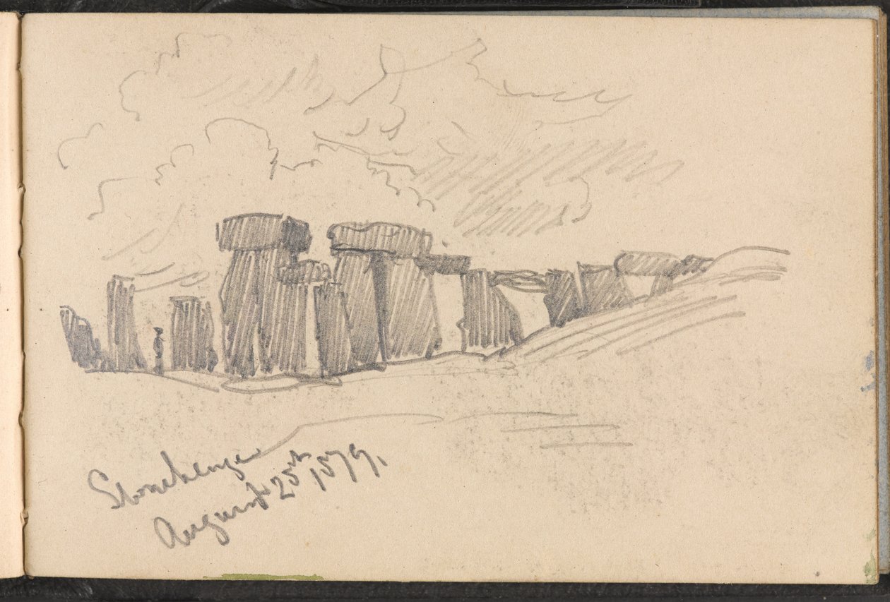 ?Stonehenge, 25 augusti 1879? av William Barnes Wollen