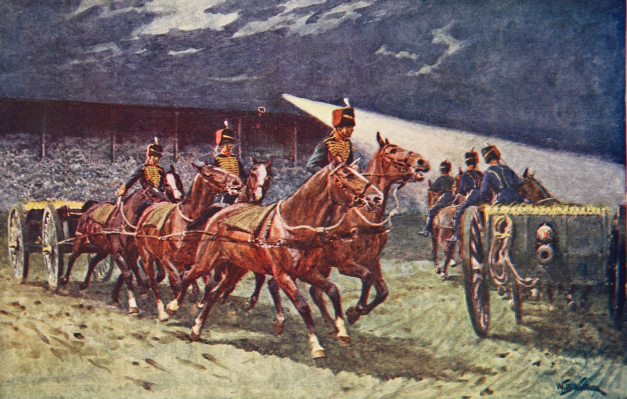 Royal Horse Artillery Drive vid Searchlight Tattoo av William Barnes Wollen