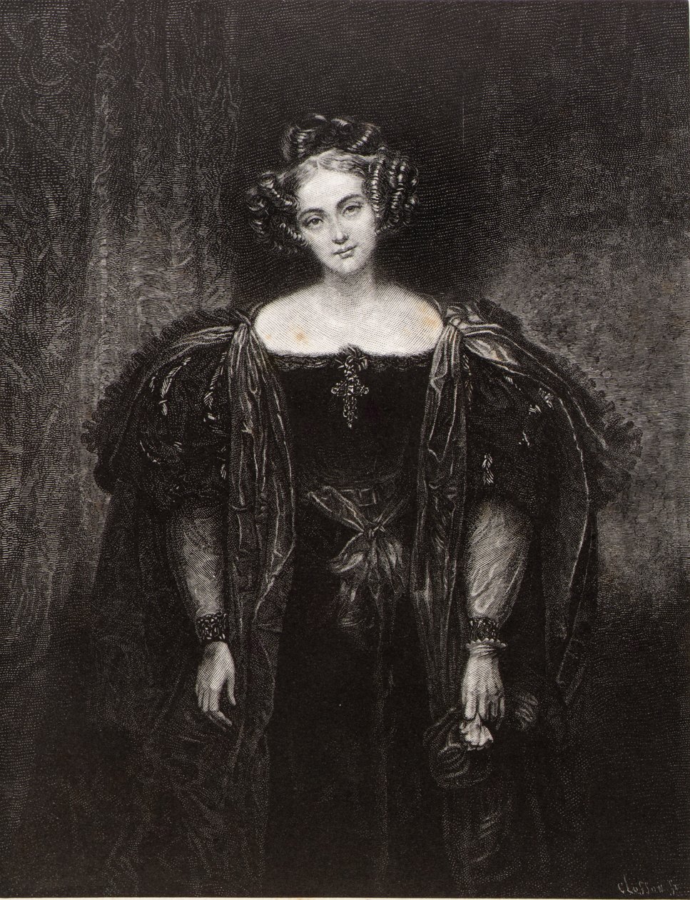 Miss Henrietta Sontag, som Donna Anna i Don Juan av William Baxter Closson