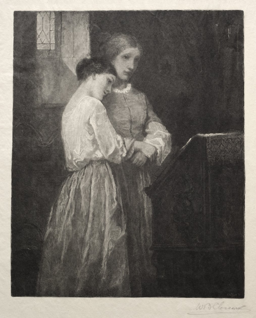 Lyssnarna, 1887. av William Baxter Palmer Closson