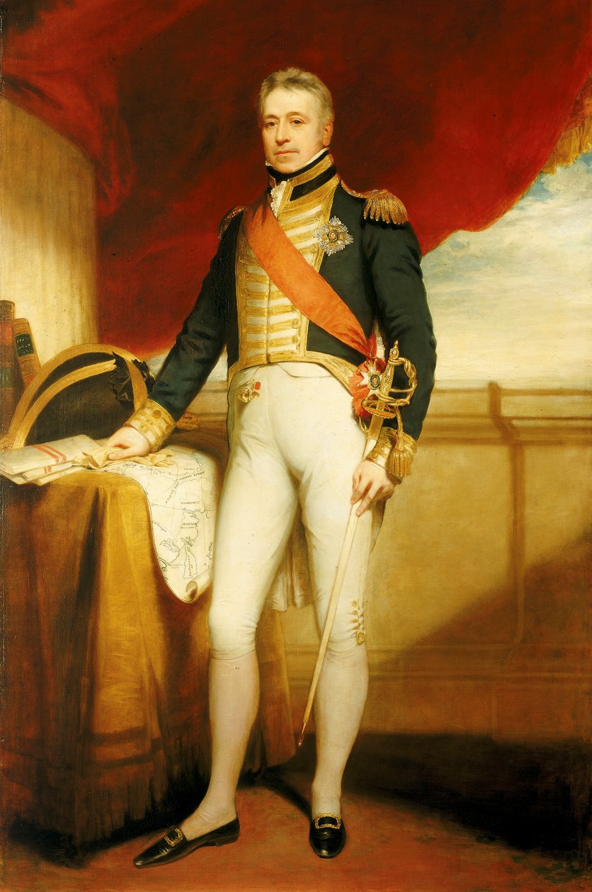 Flottans amiral Sir George Cockburn (1772-1853) av William Beechey