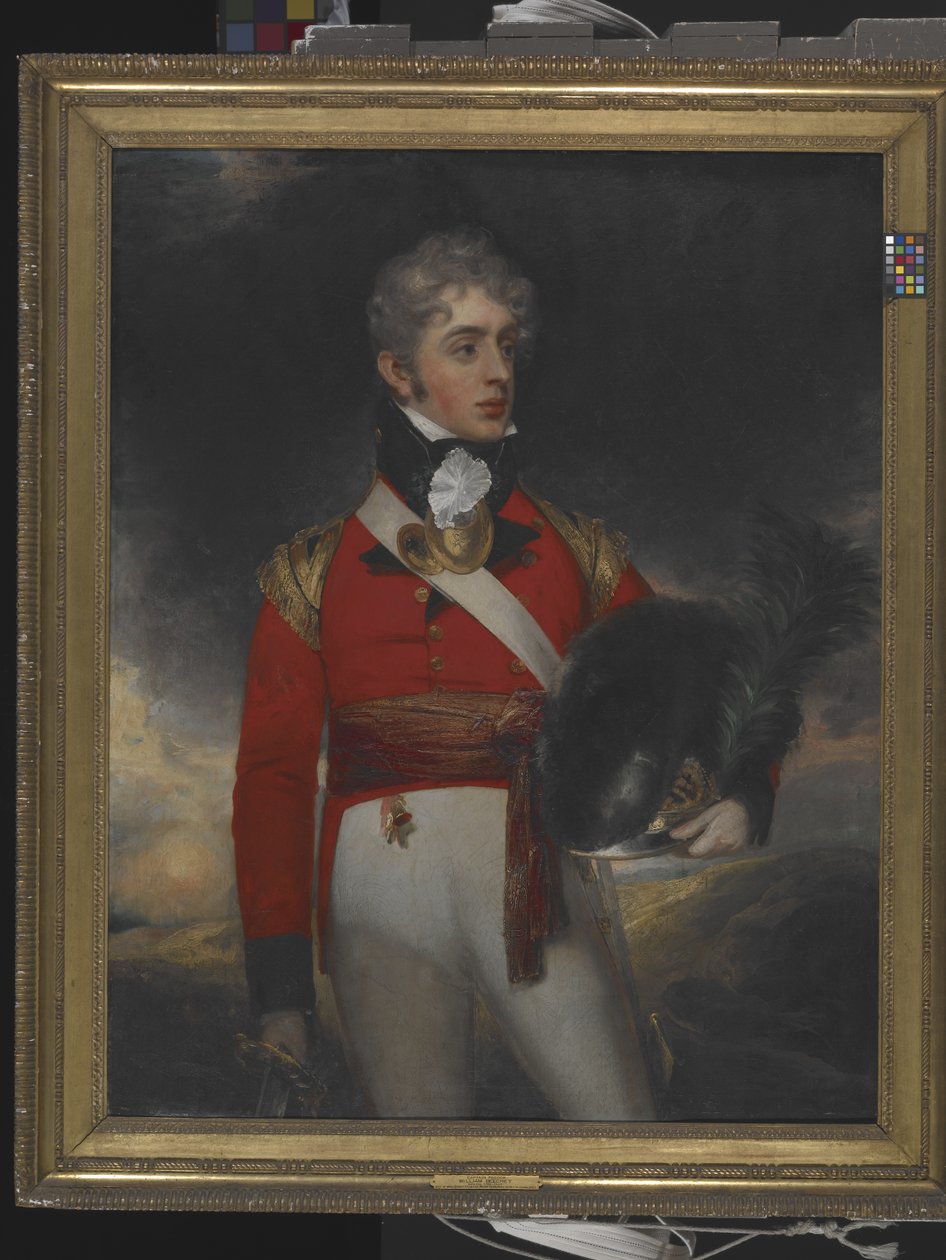 Löjtnant John Pollock (John Pocock) (olja på duk) av William Beechey