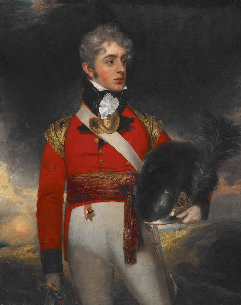 Löjtnant John Pollock (John Pocock) av William Beechey