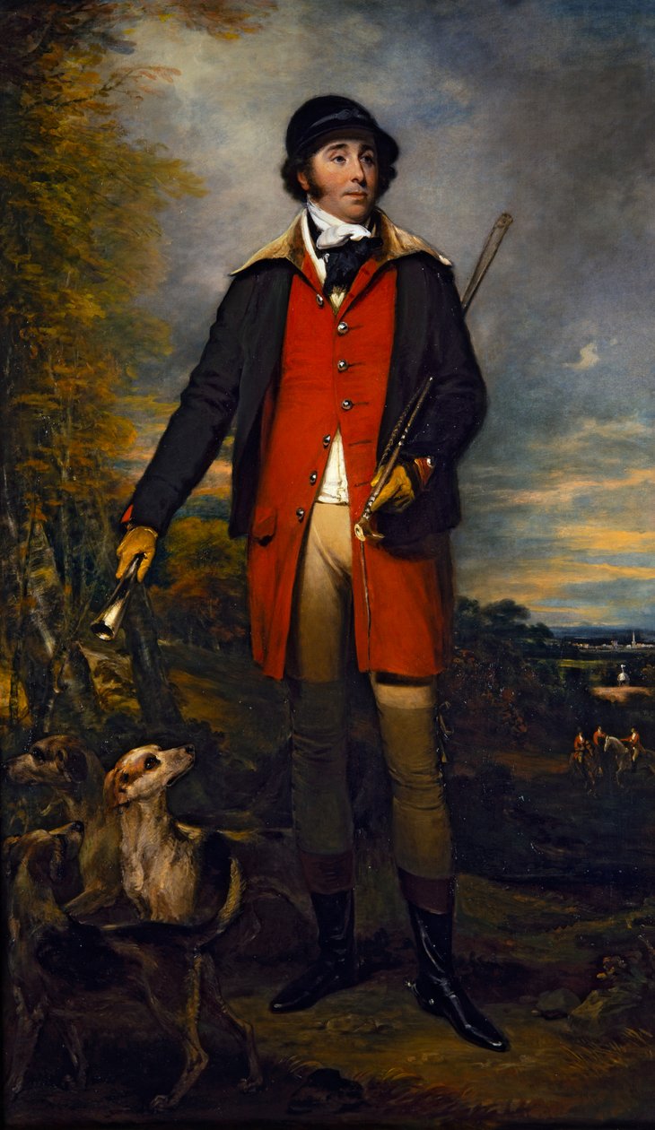 Porträtt av Henry, 3:e Viscount Maynard (olja på duk) av William Beechey