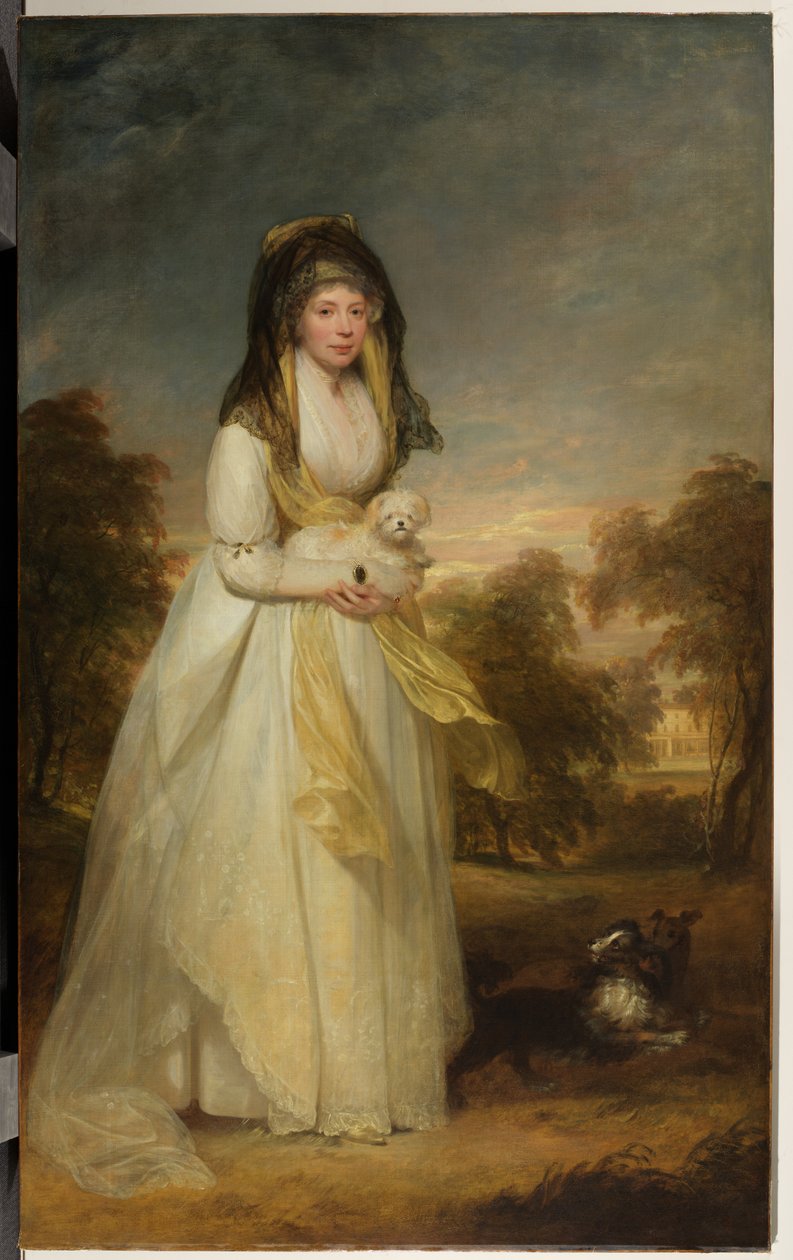 Porträtt av drottning Charlotte (1744-1818) av William Beechey