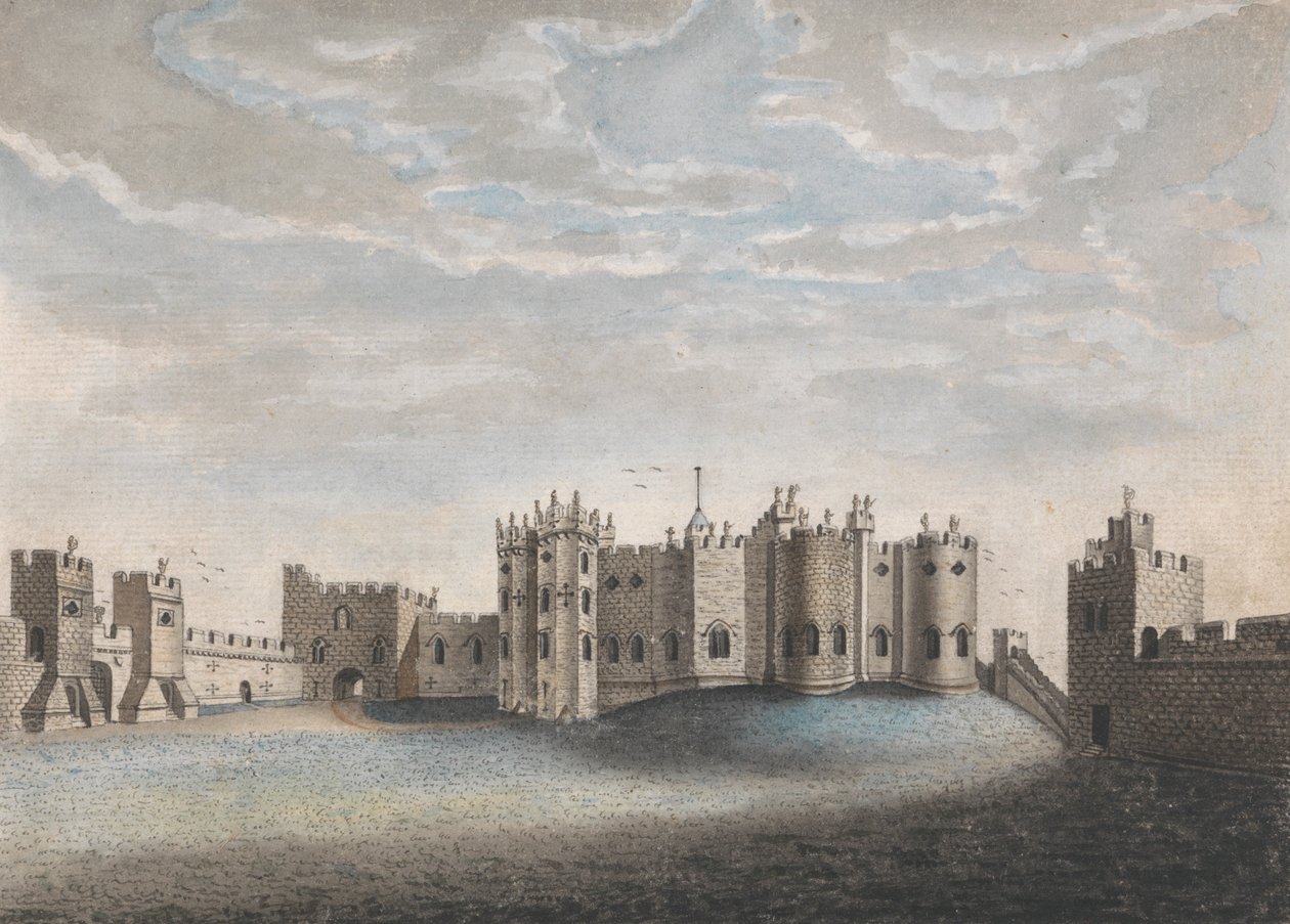 Alnwick slott av William Beilby