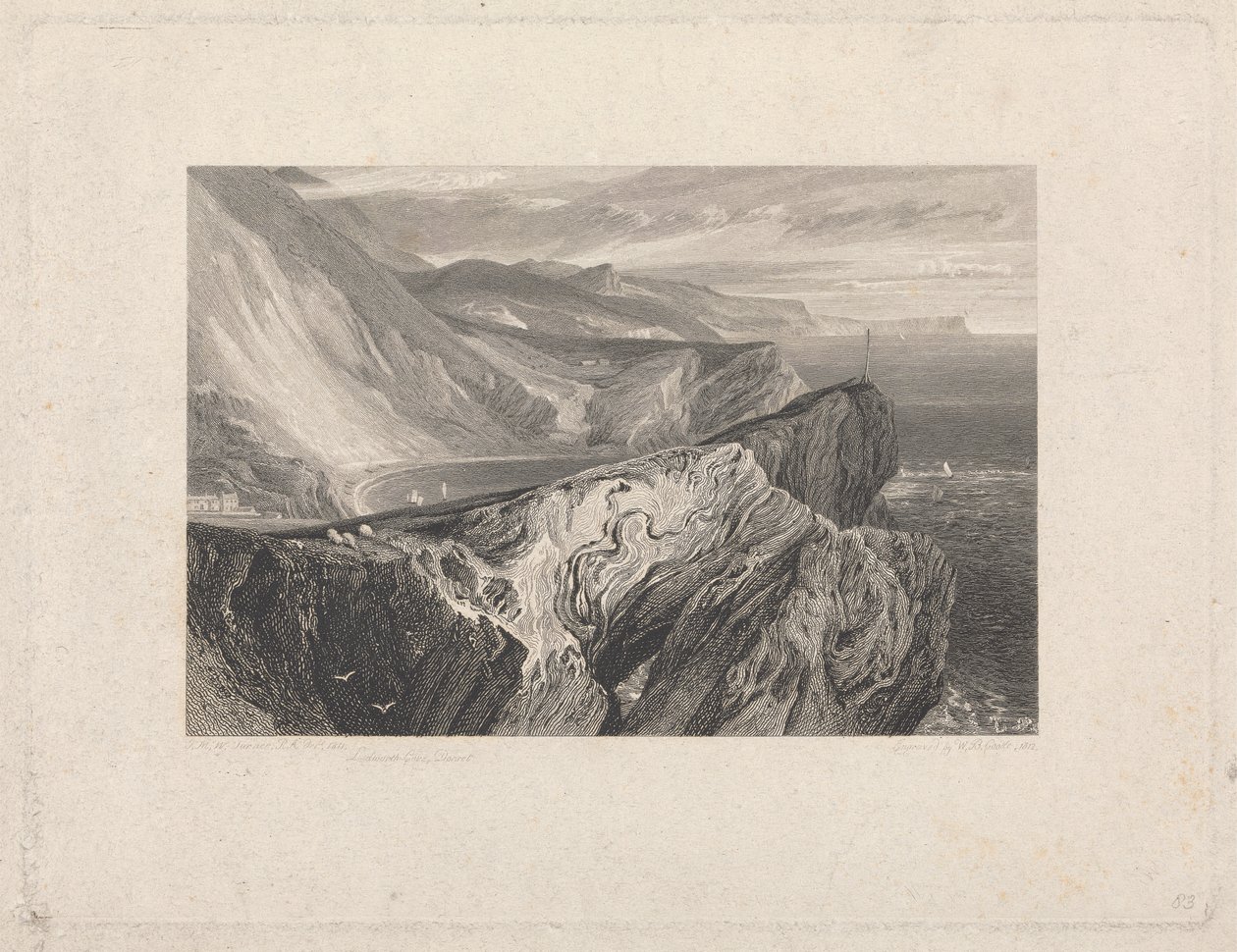 Lulworth Cove, Dorset av William Bernard Cooke