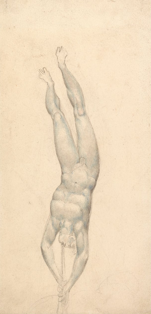 En ängel med en trumpet av William Blake