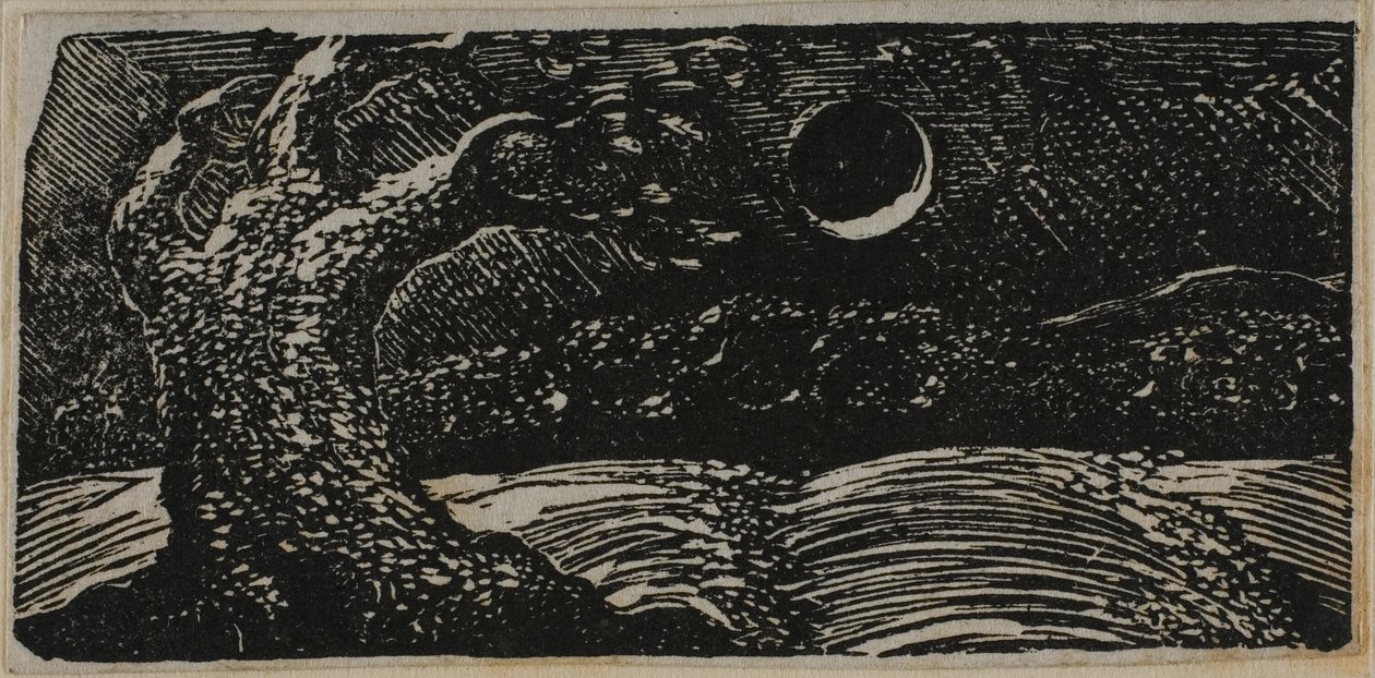 Blasted Tree and Flattened Crops, från The Pastorals of Virgil av William Blake