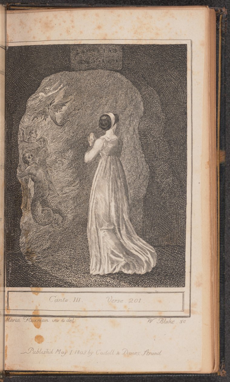 Canto III, vers 201, publicerad 1803. av William Blake
