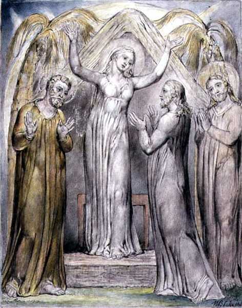 Christ Returns to his Mother, illustration från 