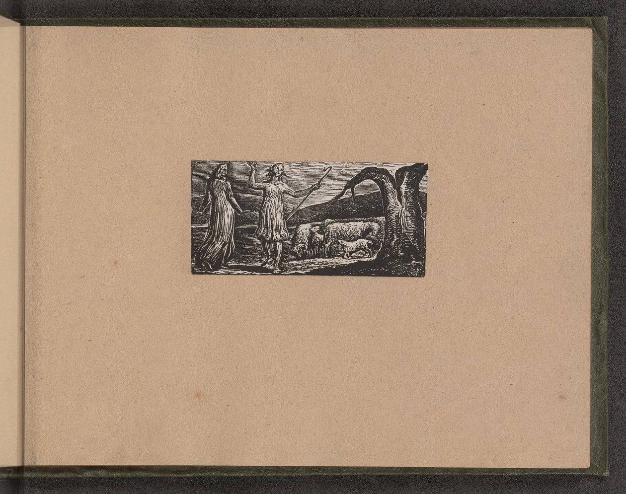Colinet avgår i sorg, 1821. av William Blake