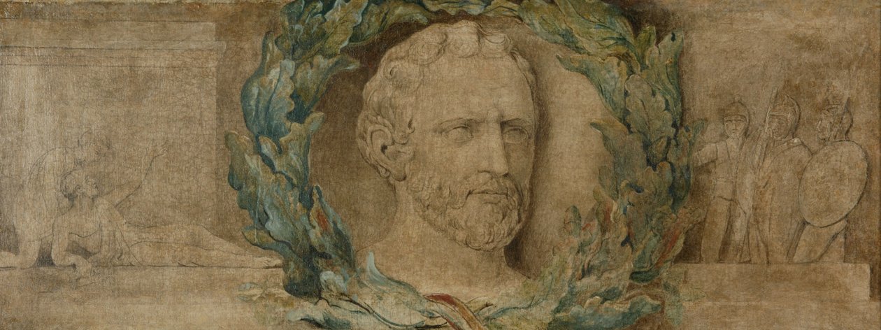 Demosthenes (tempera på duk) av William Blake