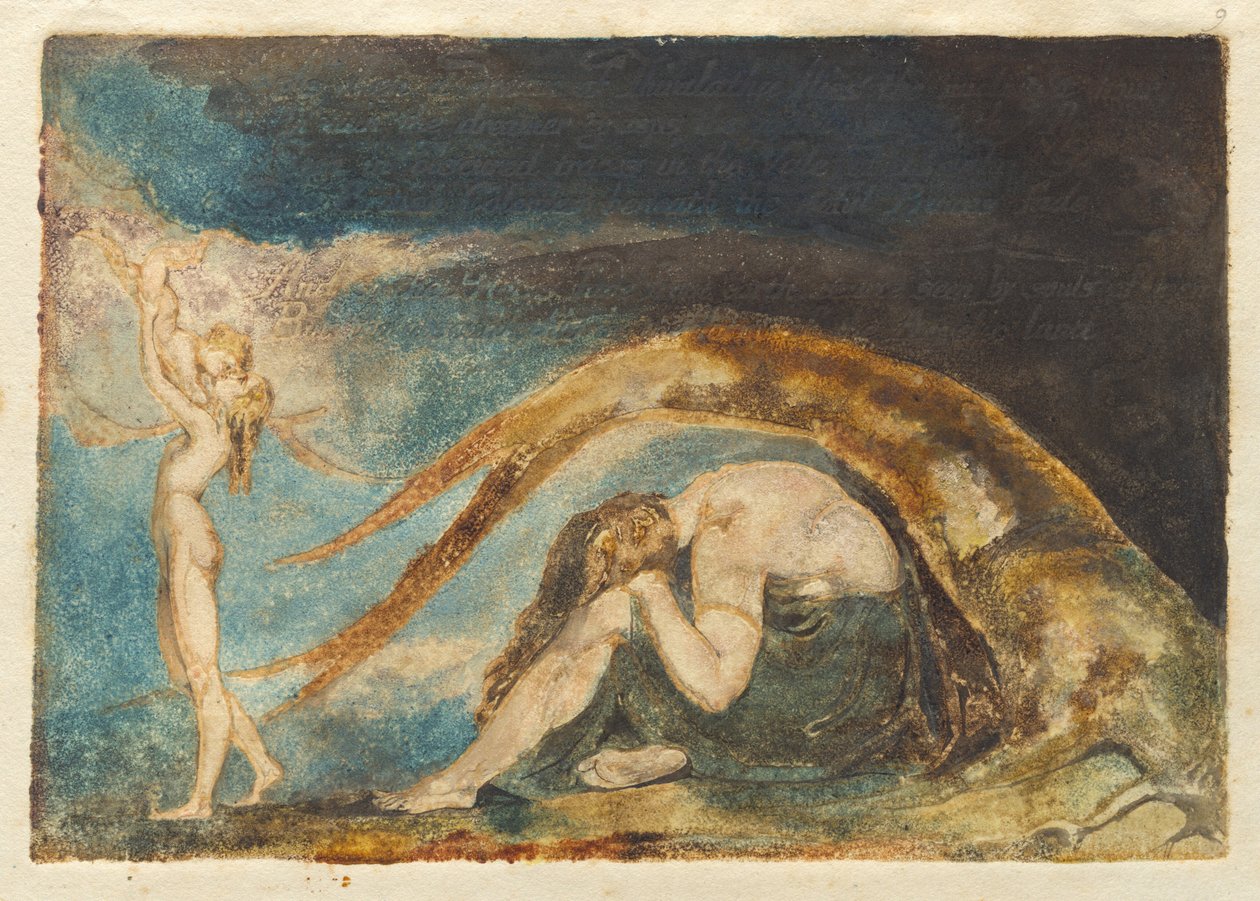 Dream of Thiralatha [från Amerika, annullerad skylt d], ca. 17941796. av William Blake