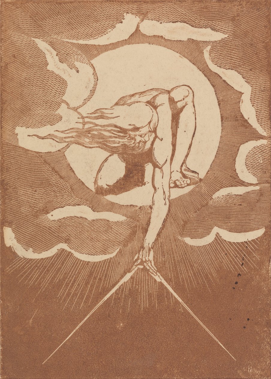 Europa. En profetia, frontispice bevis intryck av William Blake