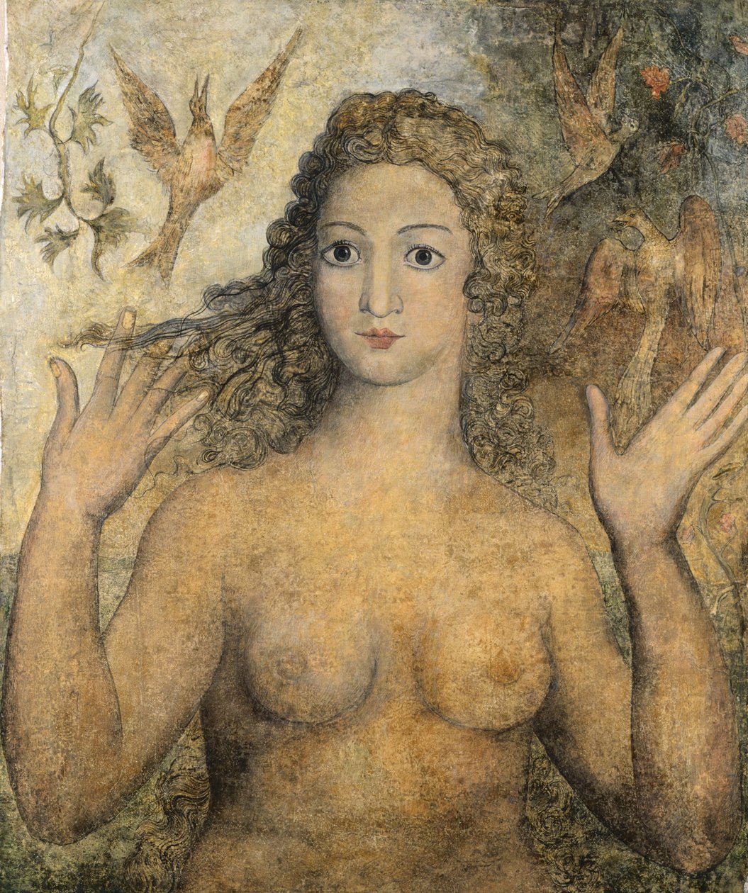 Eve som namnger fåglarna av William Blake
