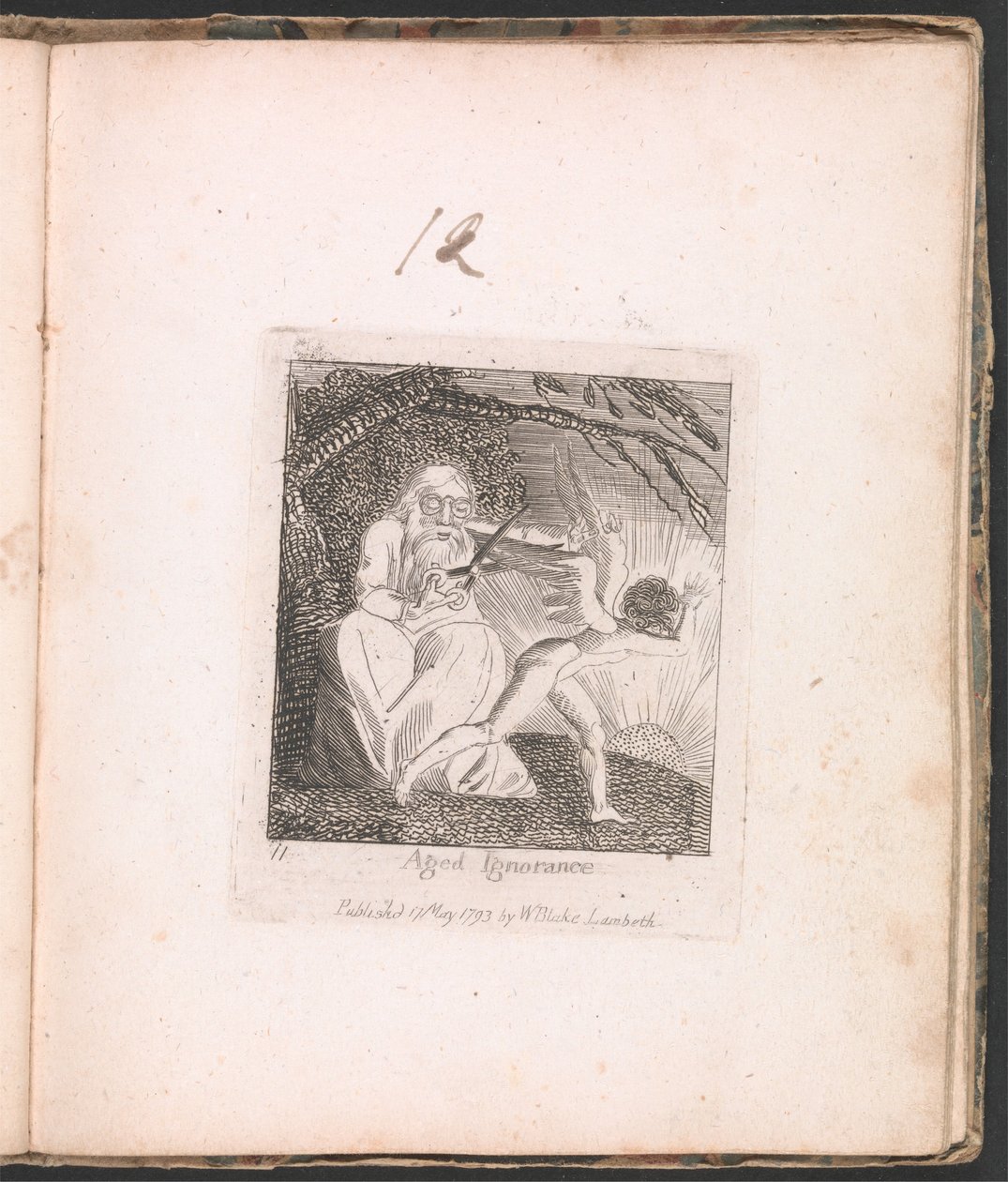 För barn. Paradisets portar, tavla 13, Åldrig okunnighet av William Blake
