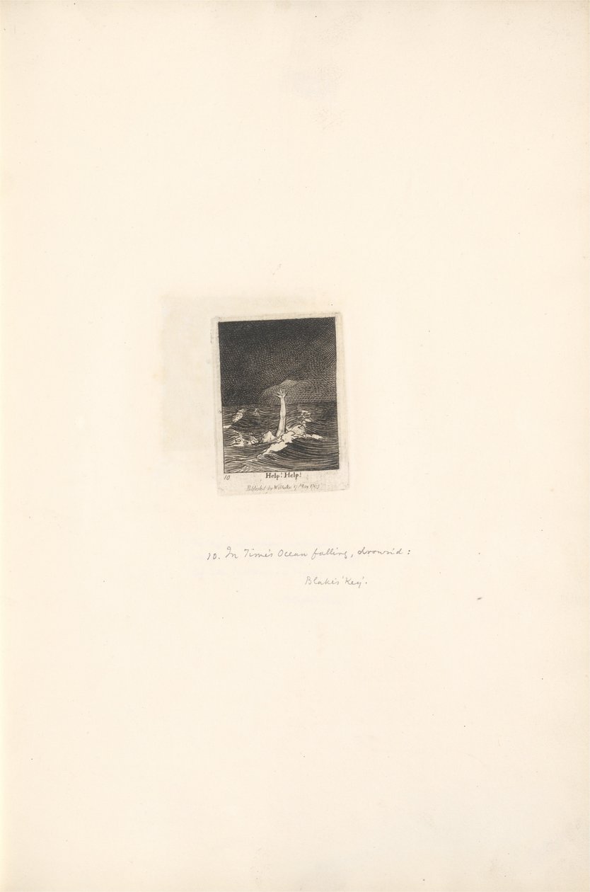 För könen- Paradisets portar, tallrik 12, hjälp! Hjälp! av William Blake