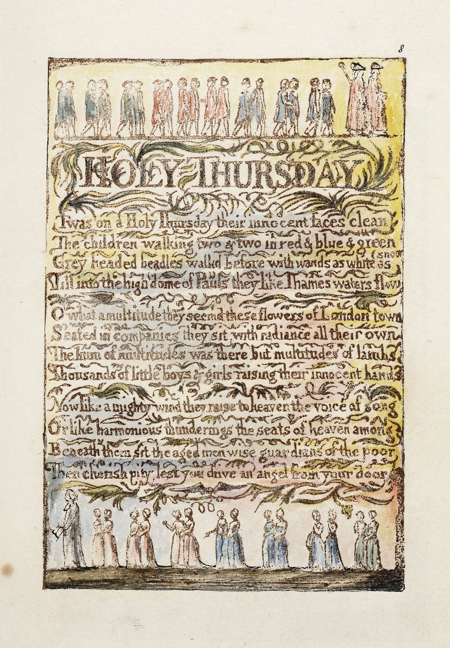 Stilla torsdagen 1789 av William Blake