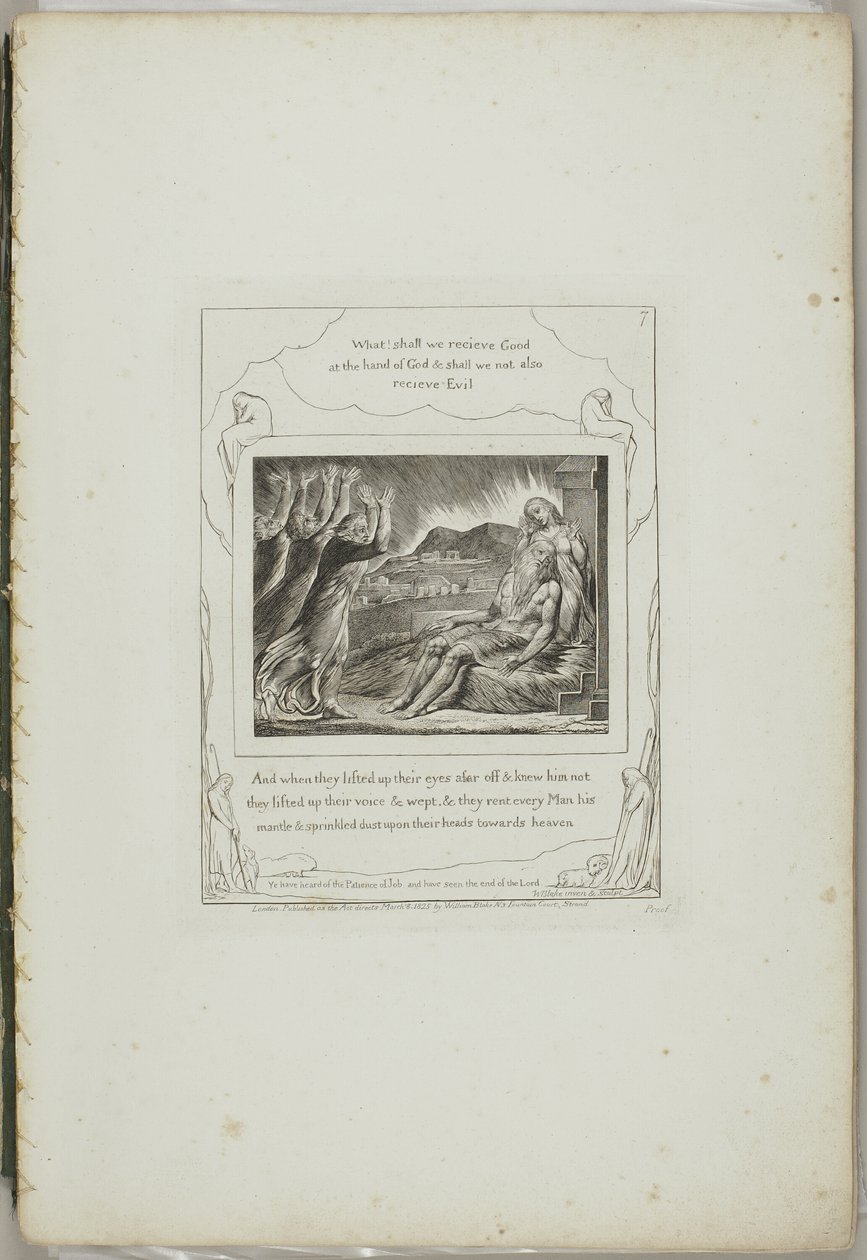 Illustrationer av Jobs bok av William Blake