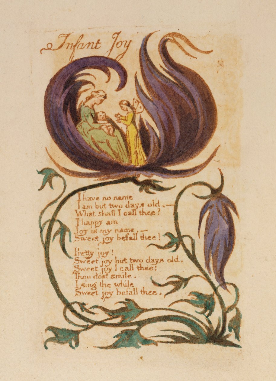 Infant Joy, från "Songs of Innocence", 1789 av William Blake