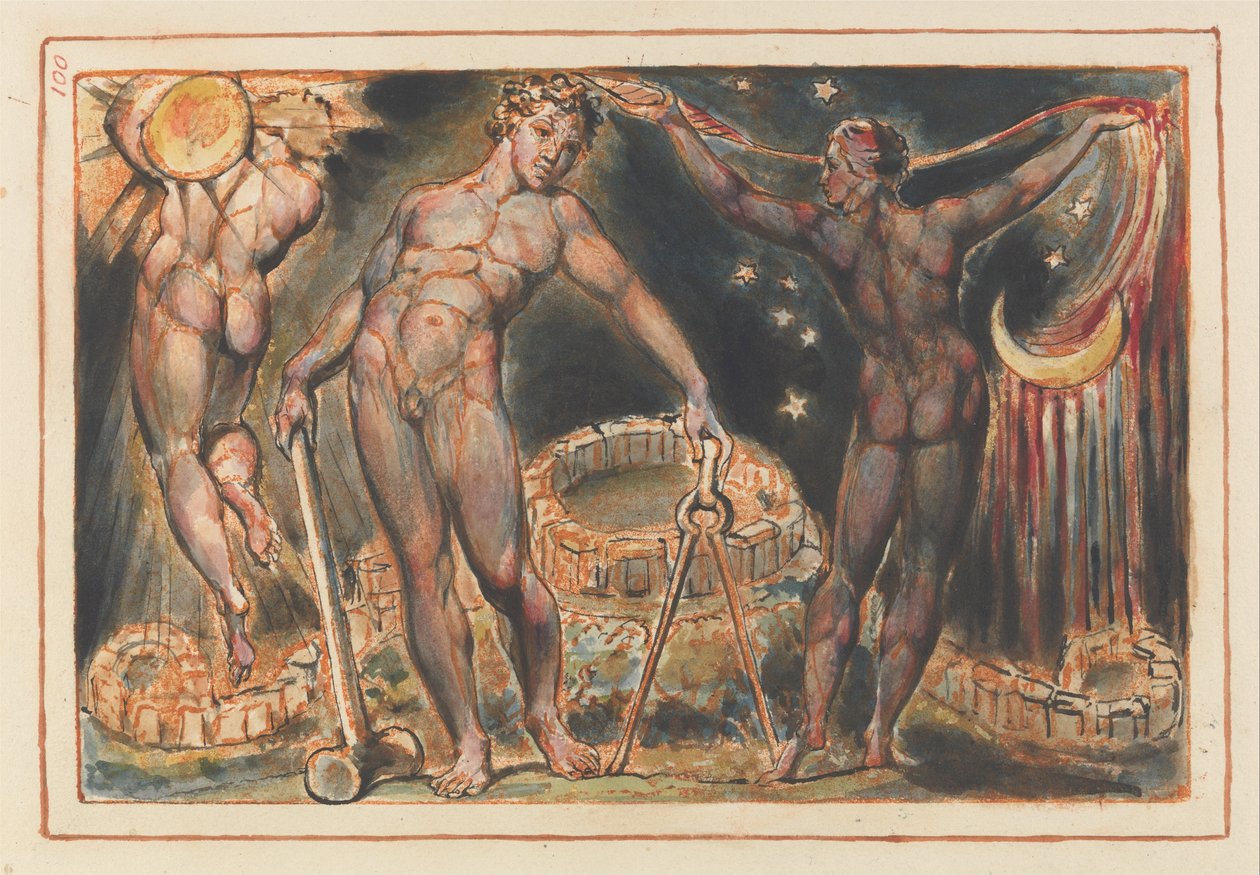 Jerusalem, tallrik 100 av William Blake