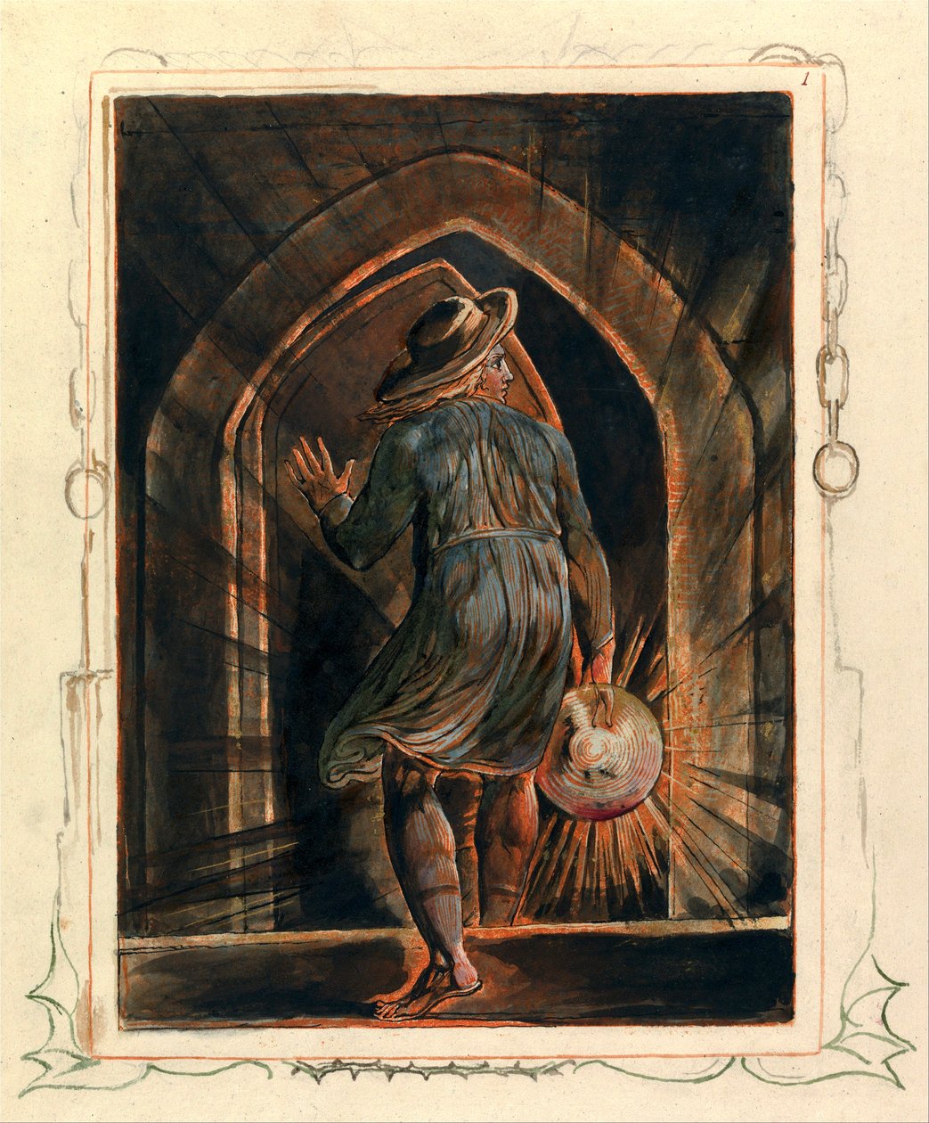 Jerusalem, Tavla 1, Frontispice av William Blake
